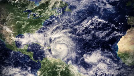 Hurrikan-Aus-Dem-Weltraum-Satellit-Erde-Sturm-Taifun-Klima-Wolke-Wetter-4k